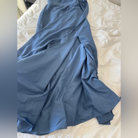 JJ's House Haniely A-line Square Ruffle Chiffon Dress - Picture 6 of 13